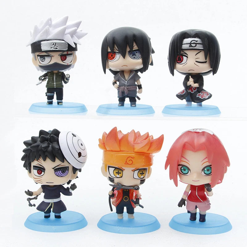 Anime Naruto Figure Toy Set Uzumaki Naruto Uchiha Sasuke Action Anime Model PVC Statue figurine Collectible Toys Anime Naruto Figure Toy Set Uzumaki Naruto Uchiha Sasuke Action Anime Model PVC Statue figurine Collectible Toys